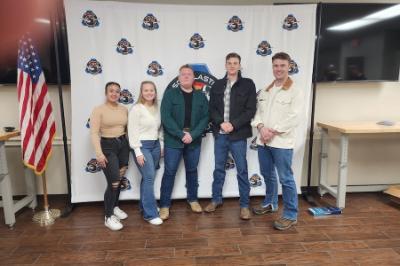 The pistol club at ֻ̳ competed in the National Collegiate Pistol Championship held at Fort Moore (formerly Fort Benning) Army post near Columbus, Georgia, in late March.