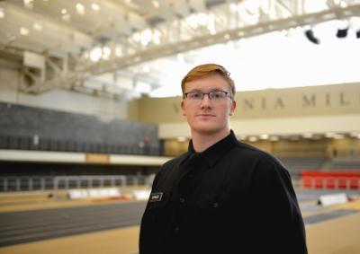 Andrew Granger '24 is a thrower on ֻ̳'s Track and Field Team